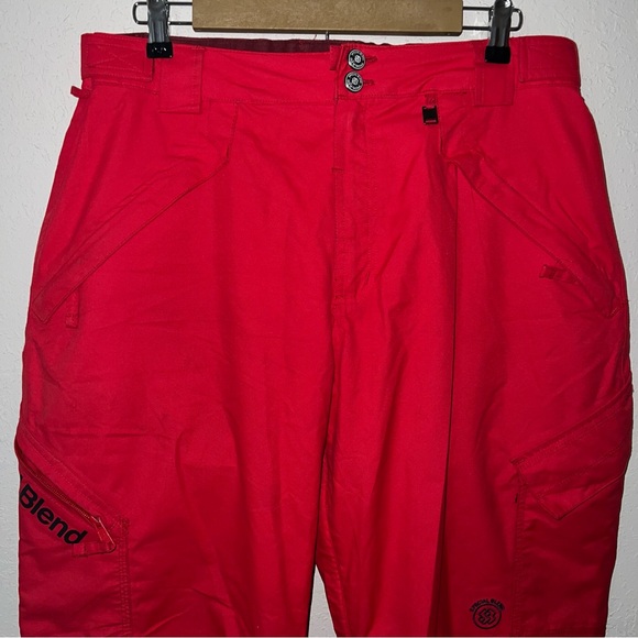 Special Blend Relaxed Fit Vented Legs Red Snowboard Pants Size Large. - Picture 2 of 16